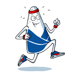 Maskottchen Pfeifer und Langen, Digitale Illustration, 2018.